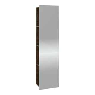 V&B Subway 3.0 Étagère Miroir 45x170x30cm, avec étagère gauche, chêne Arizona