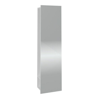 V&B Subway 3.0 Étagère Miroir 45x170x30cm, avec réglette droite, blanc brillant