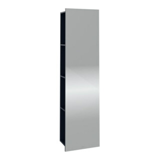 V&B Subway 3.0 Étagère-Miroir 45x170x30cm, étagère à gauche, bleu marine