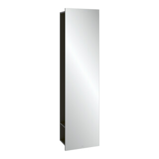 V&B Subway 3.0 Étagère Miroir 45x170x30cm, étagère droite, vert doux