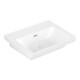 V&B Subway 3.0 Lavabo 55x44cm, carré, avec trop-plein, blanc-1
