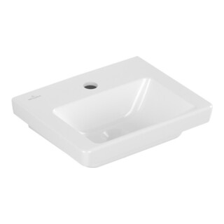 V&B Subway 3.0 Lavabo à poser 37x30,5 cm, carré, avec trop-plein, blanc