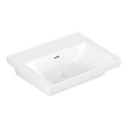 V&B Subway 3.0 Lave-mains 55x44 cm, angle, avec trop-plein, blanc C-plus