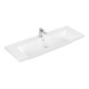 V&B Subway 3.0 Meuble-lavabo 130x47 cm, chêne, m 1 tiroir/avec plan, blanc brillant C+-4