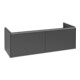 V&B Subway 3.0 Meuble sous lavabo 127,2x42,9x47,8 cm, avec LE/Gr AL brillant, graphite-3