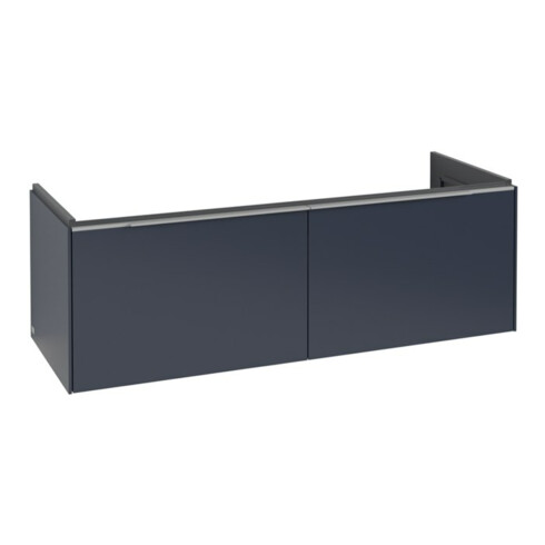 V&B Subway 3.0 Meuble sous lavabo 127,2x42,9x47,8 cm, avec LE/Gr AL g, Mar bl.