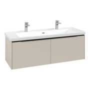 V&B Subway 3.0 Meuble sous lavabo 127,2x42,9x47,8 cm, avec LE/Gr vo b, env. Gr-4