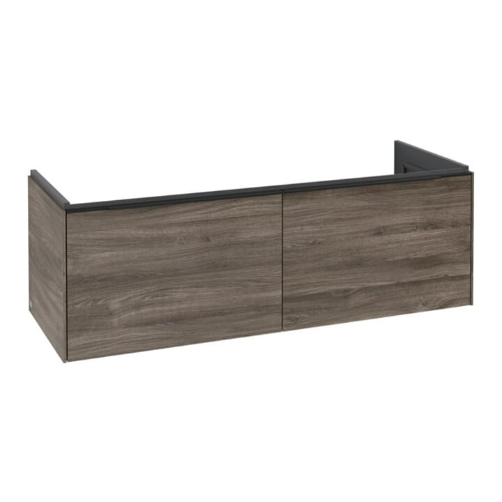 V&B Subway 3.0 Meuble sous lavabo 127,2x42,9x47,8 cm, avec LE/Gr vo b, st. Oa