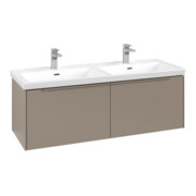 V&B Subway 3.0 Meuble sous lavabo 127,2x42,9x47,8 cm, avec LED/Gr monochr, Tau
