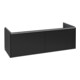 V&B Subway 3.0 Meuble sous lavabo 127,2x42,9x47,8 cm, blanc mat/aluminium brillant, face bleue-1