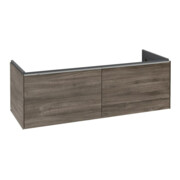 V&B Subway 3.0 Meuble sous lavabo 127,2x42,9x47,8 cm, m LE/Gr AL brillant, st. Oa