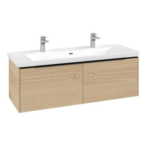 V&B Subway 3.0 Meuble sous lavabo 127,2x42,9x47,8 cm, m LE/Gr vo b, Nord Oa