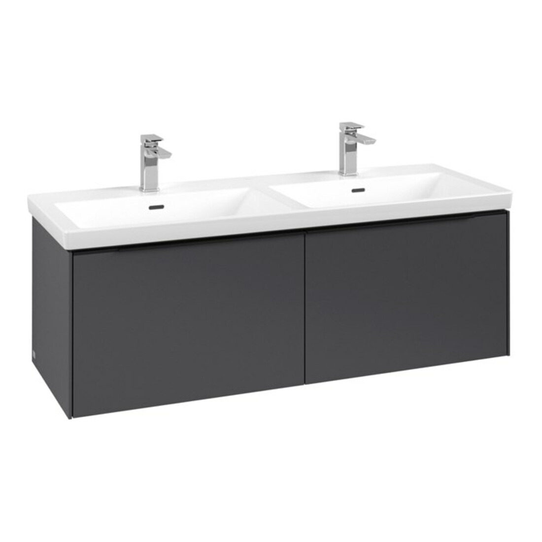 V&B Subway 3.0 Meuble sous lavabo 127,2x42,9x47,8 cm, o LE/Gr vo b, graph.