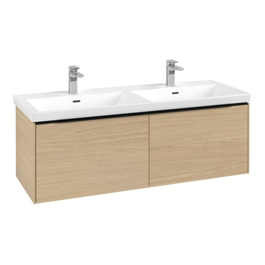 V&B Subway 3.0 Meuble sous lavabo 127,2x42,9x47,8cm, gauche, Nord Oa