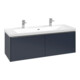 V&B Subway 3.0 Meuble sous-lavabo 127,2x42,9x47,8cm, o LE/Gr AL g, Mar bl.-1