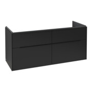 V&B Subway 3.0 Meuble sous lavabo 127,2x56,6x47,8 cm, avec LE/Gr devant blanc, devant bleu-3