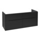 V&B Subway 3.0 Meuble sous lavabo 127,2x56,6x47,8 cm, avec LE/Gr devant blanc, devant bleu-4