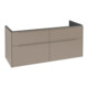 V&B Subway 3.0 Meuble sous lavabo 127,2x56,6x47,8 cm, avec LED/Gr monochr, Taupe-1
