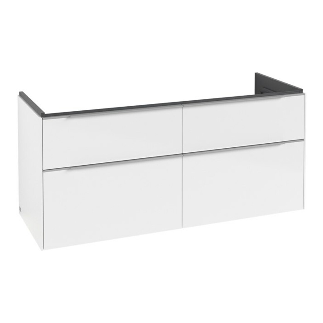 V&B Subway 3.0 Meuble sous lavabo 127,2x56,6x47,8 cm, m LE/Gr AL g, Bri wh.