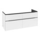 V&B Subway 3.0 Meuble sous lavabo 127,2x56,6x47,8 cm, m LE/Gr vo b, blanc brillant-1