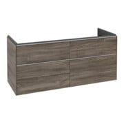 V&B Subway 3.0 Meuble sous lavabo 127,2x56,6x47,8 cm, o LE/Gr AL brillant, st. Oa-3