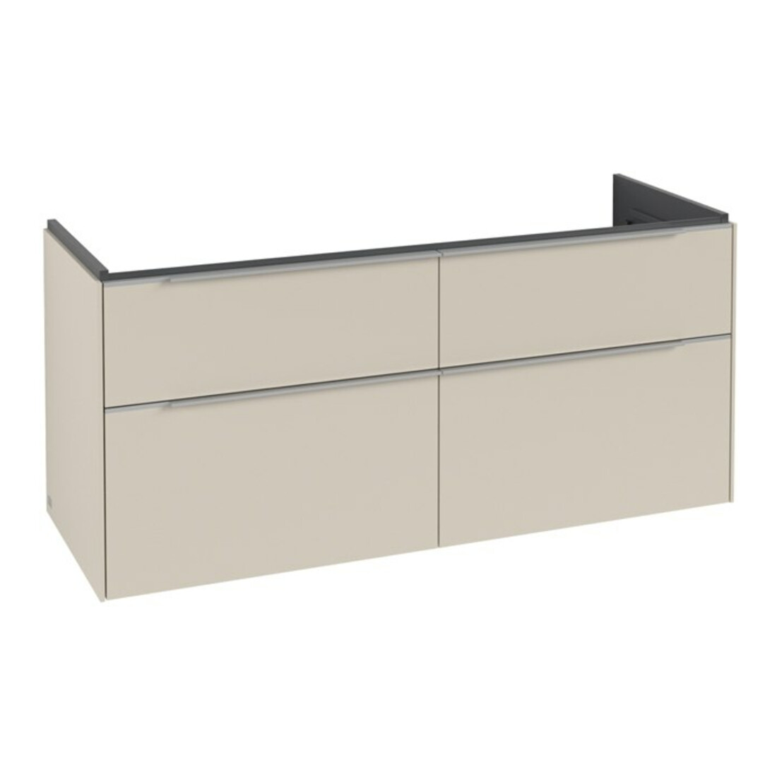 V&B Subway 3.0 Meuble sous lavabo 127,2x56,6x47,8 cm, o LE/Gr AL g, env. Gr