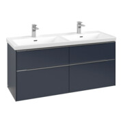 V&B Subway 3.0 Meuble sous lavabo 127,2x56,6x47,8cm, m LE/Gr AL g, Mar bl.-3