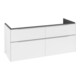 V&B Subway 3.0 Meuble sous lavabo 127,2x57,6x47,8 cm, alu brillant, blanc mat-1