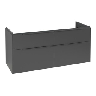 V&B Subway 3.0 Meuble sous lavabo 127,2x57,6x47,8 cm, m LE/Gr mon., graph.