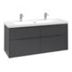 V&B Subway 3.0 Meuble sous lavabo 127,2x57,6x47,8 cm, m LE/Gr mon., graph.-4