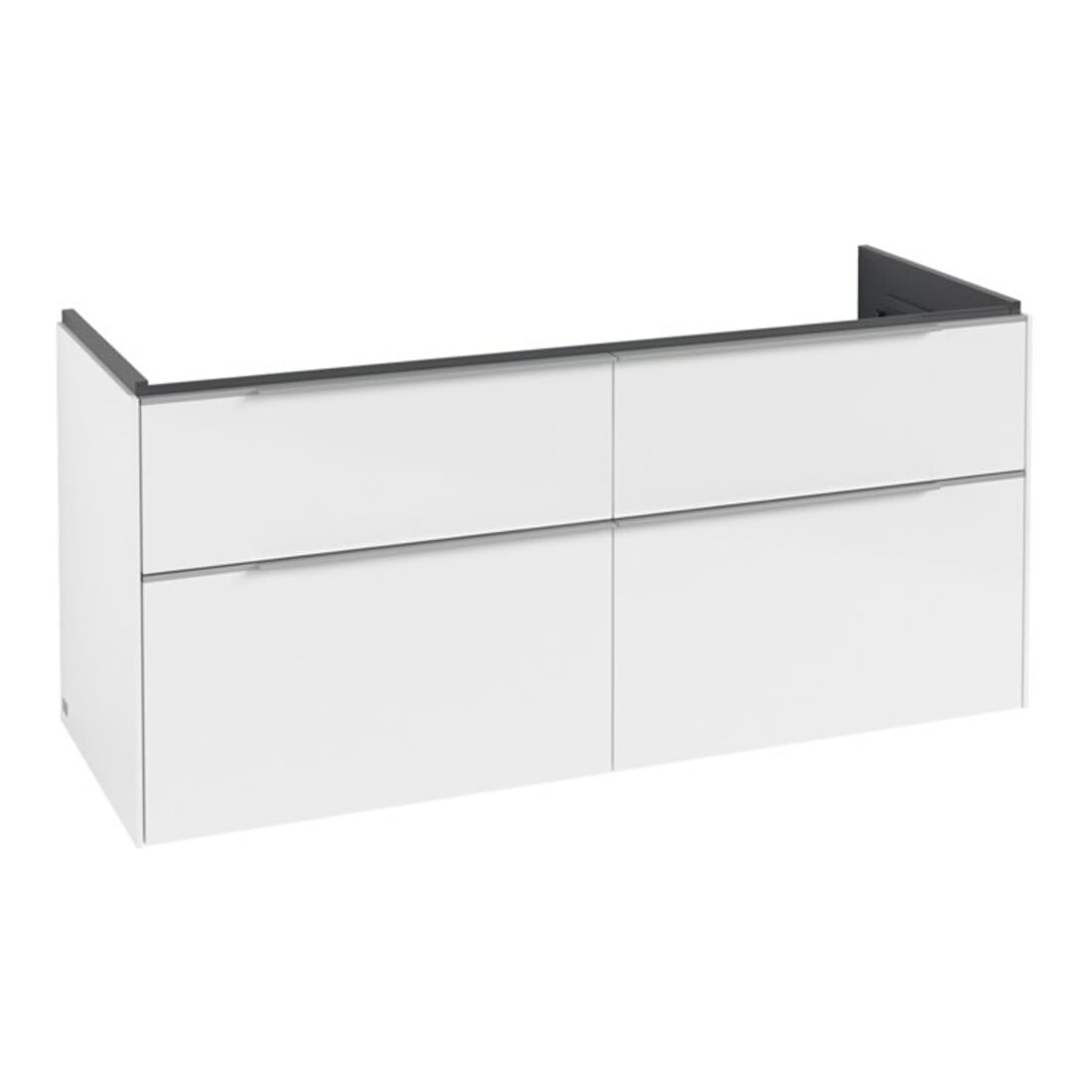 V&B Subway 3.0 Meuble sous lavabo 127,2x57,6x47,8 cm, o LE/Gr AL g, Bri wh.