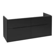 V&B Subway 3.0 Meuble sous lavabo 127,2x57,6x47,8 cm, sans LE/Gr à gauche, à droite bleu