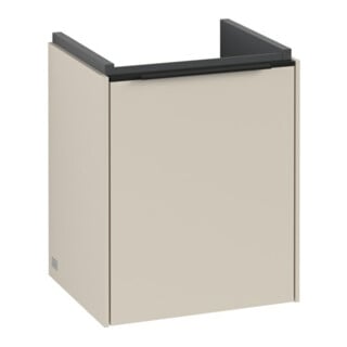 V&B Subway 3.0 Meuble sous lavabo 35,1x42,9x30,9 cm, gauche/gris avant, env. grand