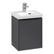 V&B Subway 3.0 Meuble sous lavabo 35,1x42,9x30,9 cm, porte gauche/grise, mat