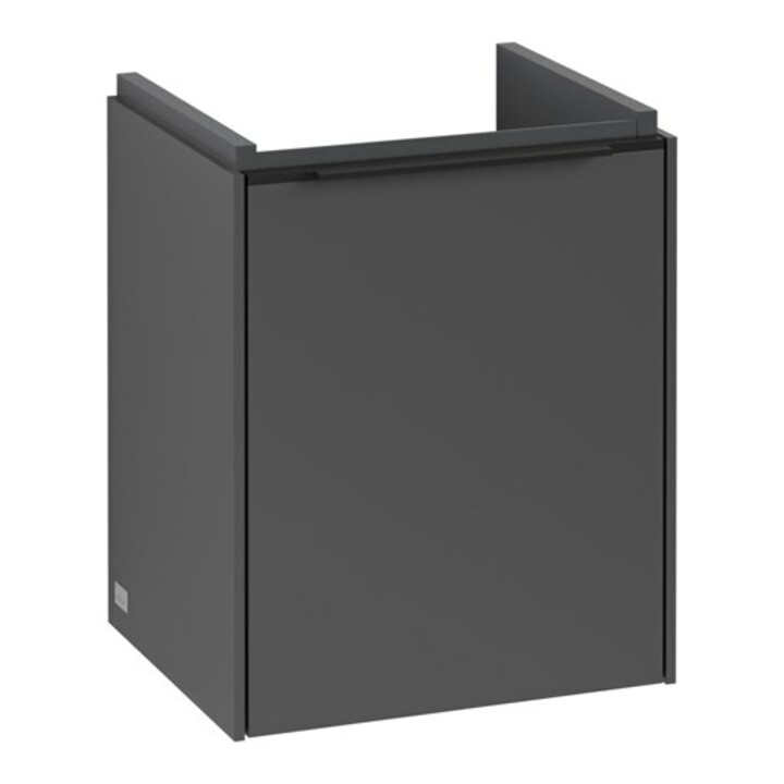 V&B Subway 3.0 Meuble sous lavabo 35,1x42,9x30,9 cm, porte gauche/grise, mat
