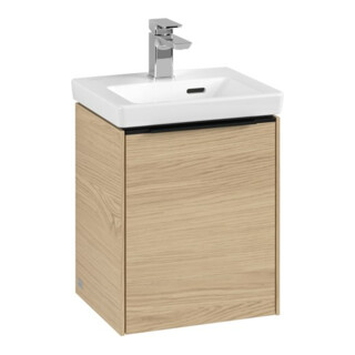 V&B Subway 3.0 Meuble sous-lavabo 35,1x42,9x30,9 cm, porte gauche/grise, Nord Oa