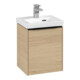 V&B Subway 3.0 Meuble sous-lavabo 35,1x42,9x30,9 cm, porte gauche/grise, Nord Oa-1