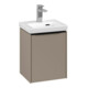 V&B Subway 3.0 Meuble sous lavabo 35,1x42,9x30,9 cm, porte R/gr bleu volcan, Tau-1