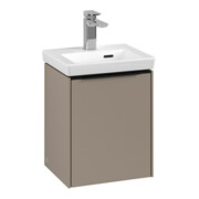 V&B Subway 3.0 Meuble sous lavabo 35,1x42,9x30,9 cm, porte R/gr bleu volcan, Tau