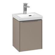 V&B Subway 3.0 Meuble sous lavabo 35,1x42,9x30,9cm, Alu brillant, Taupe-3