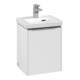 V&B Subway 3.0 Meuble sous lavabo 35,1x42,9x30,9cm, gauche/gris alu brillant, blanc mat-3