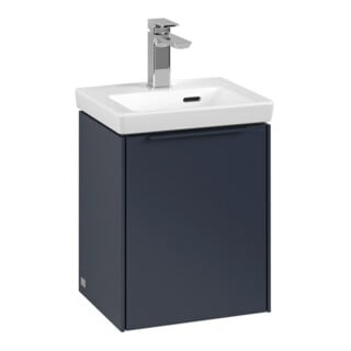 V&B Subway 3.0 Meuble sous lavabo 35,1x42,9x30,9cm, porte droite/grise, blanc mat