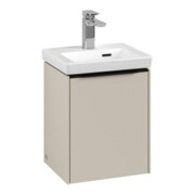 V&B Subway 3.0 Meuble sous lavabo 35,1x42,9x30,9cm, porte droite/grise, env. gris