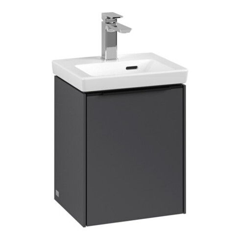 V&B Subway 3.0 Meuble sous lavabo 35,1x42,9x30,9cm, porte droite/grise, mat