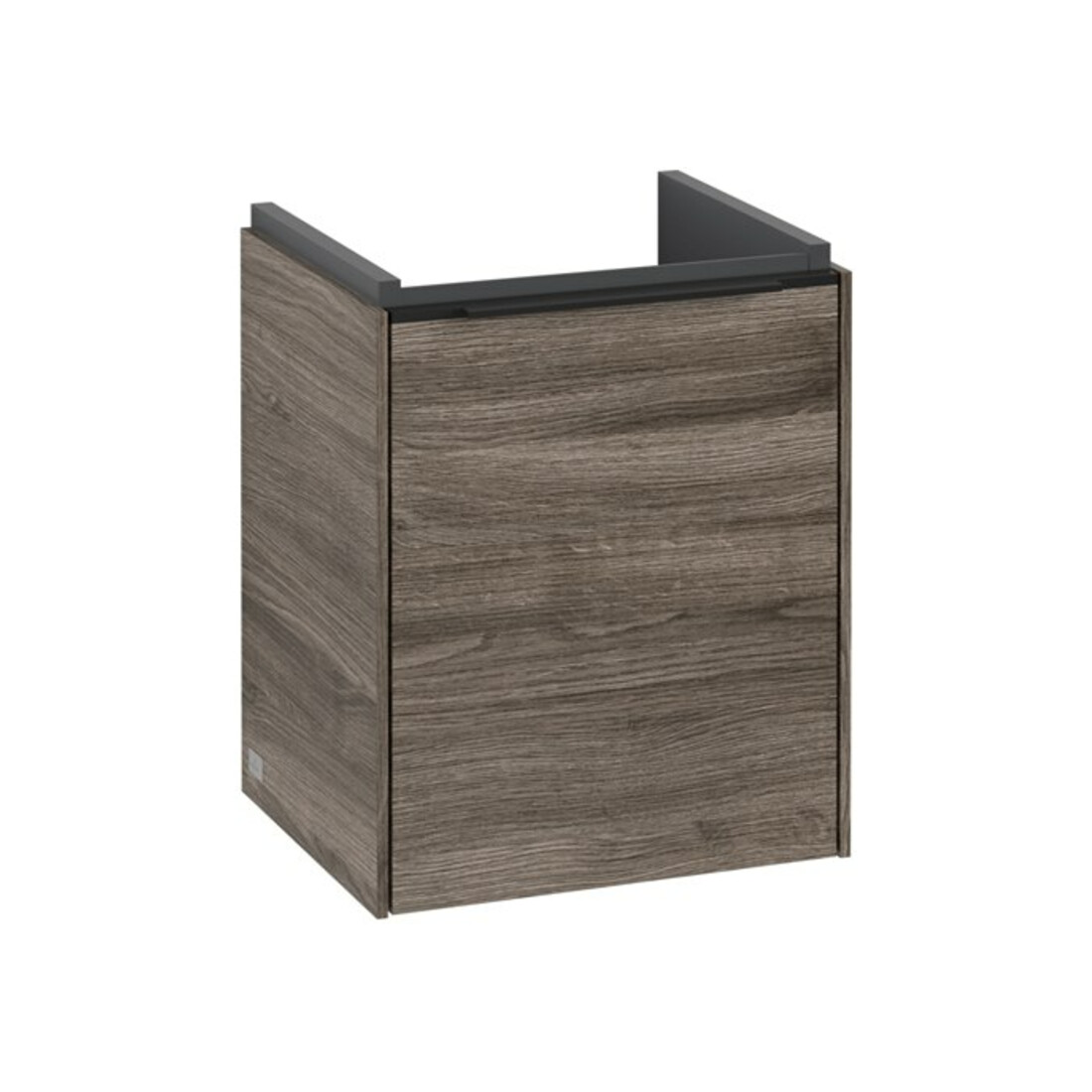 V&B Subway 3.0 Meuble sous lavabo 35,1x42,9x30,9cm, porte droite/grise, sans poignée