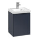 V&B Subway 3.0 Meuble sous lavabo 35,1x42,9x30,9cm, porte gauche/grise, bleu marine-3