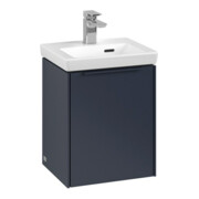 V&B Subway 3.0 Meuble sous lavabo 35,1x42,9x30,9cm, porte gauche/grise, bleu marine-4