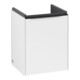 V&B Subway 3.0 Meuble sous lavabo 35,1x42,9x30,9cm, porte gauche/grise bleue, corps blanc-4