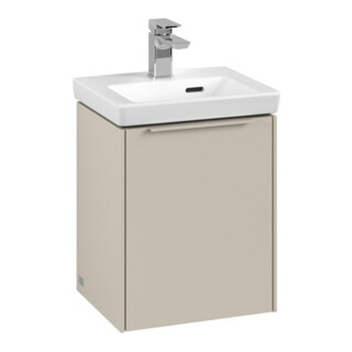 V&B Subway 3.0 Meuble sous lavabo 35,1x42,9x30,9cm, porte gauche/grise, env. grand