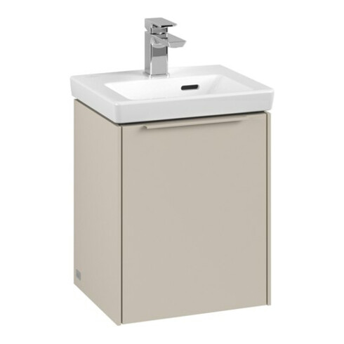 V&B Subway 3.0 Meuble sous lavabo 35,1x42,9x30,9cm, porte gauche/grise, env. grand